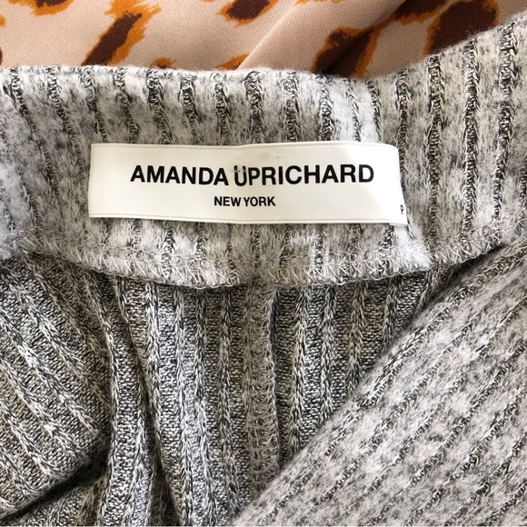 Amanda Uprichard Super Soft Ribbed Knit Bodysuit P - Picture 3 of 4